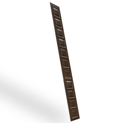 Duela estampada Lamitec acabado madera chocolate 11 Cuadrados