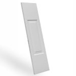 Duela estampada Lamitec acabado madera blanco Rectangulo