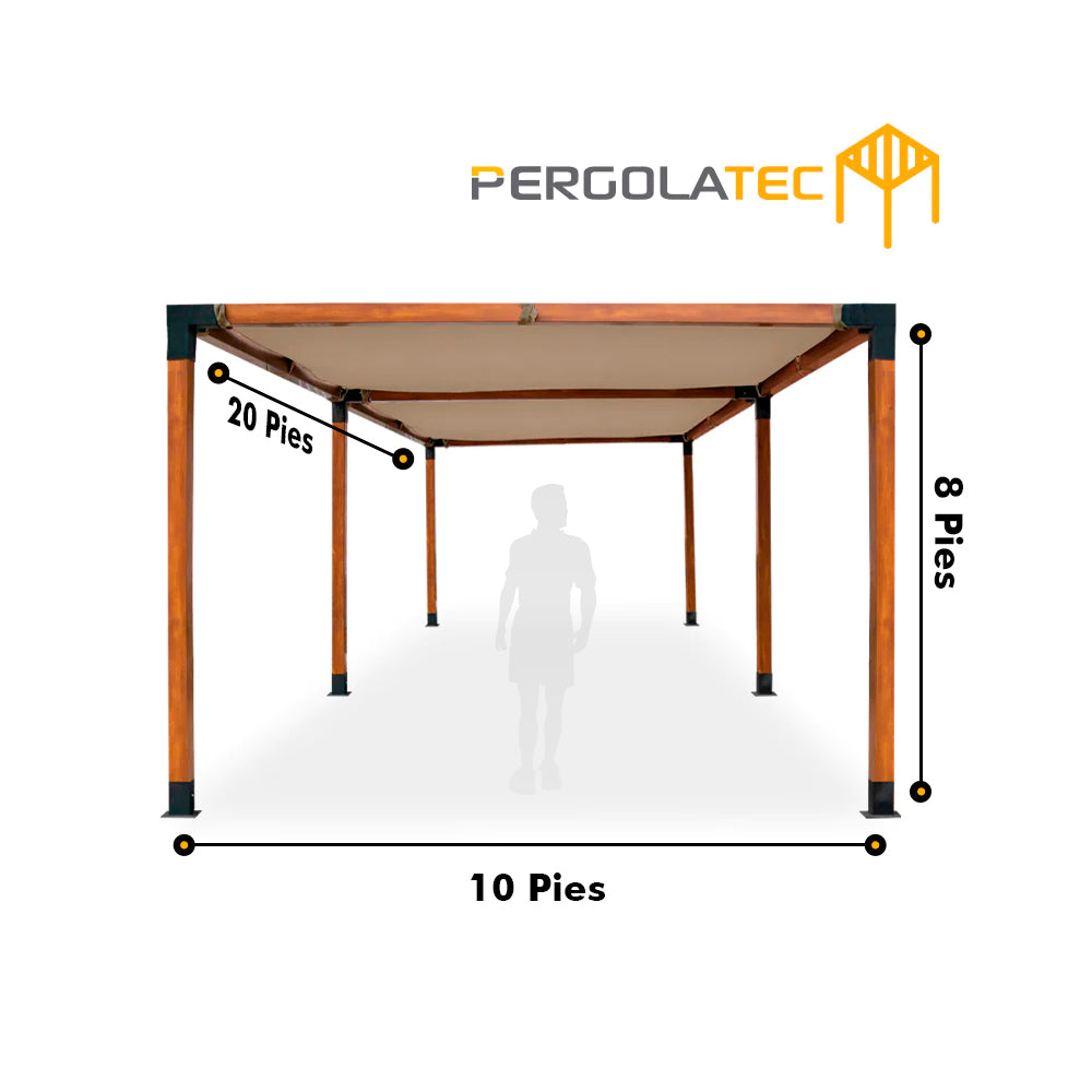 Kit Pergola Textura Roble