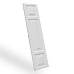 Duela estampada Lamitec acabado madera blanco Cuadrados y rectangulos