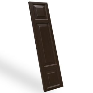 Duela estampada Lamitec acabado madera chocolate Cuadro y rectangulo