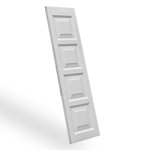 Duela estampada Lamitec acabado madera blanco Cuadrados
