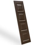 Duela estampada Lamitec acabado madera chocolate Cuadrados