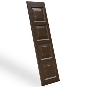 Duela estampada Lamitec acabado madera chocolate Cuadrados