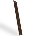 Duela estampada Lamitec acabado chocolate 4 Rectangulos