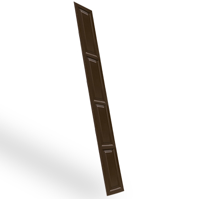 Duela estampada Lamitec acabado chocolate 4 Rectangulos
