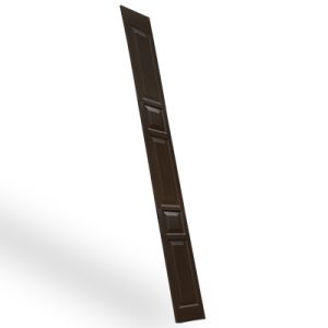 Duela estampada Lamitec acabado madera chocolate Cuadrados y rectangulos