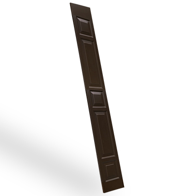 Duela estampada Lamitec acabado madera chocolate Cuadrados y rectangulos
