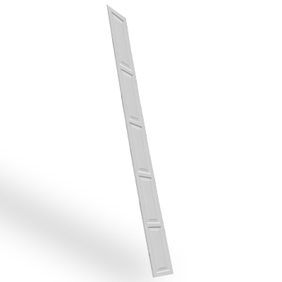 Duela estampada Lamitec acabado madera blanco 5 Rectangulos