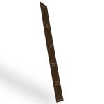 Duela estampada Lamitec acabado chocolate 5 Rectangulos