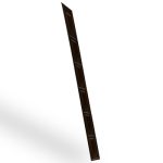 Duela estampada Lamitec acabado madera nogal 6 Rectangulos