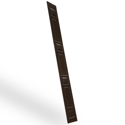 Duela estampada Lamitec acabado madera chocolate Cuadrados y rectangulos