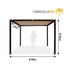 Kit Pergola Textura Nogal
