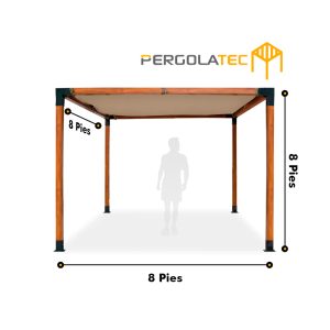 Kit Pergola Textura Roble