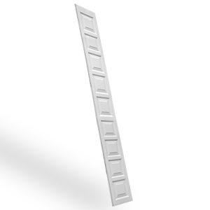 Duela estampada Lamitec acabado madera blanco 9 cuadrados