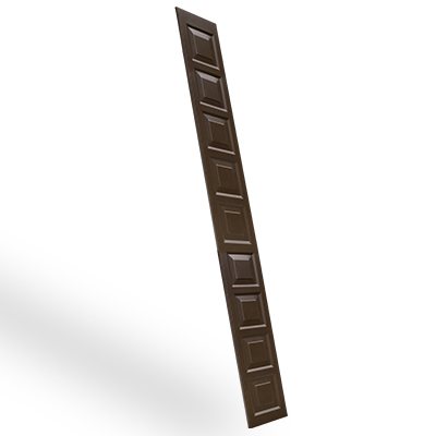 Duela estampada Lamitec acabado madera chocolate 9 Cuadrados