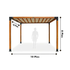 KIT VI 10 X 10 X 8 Roble