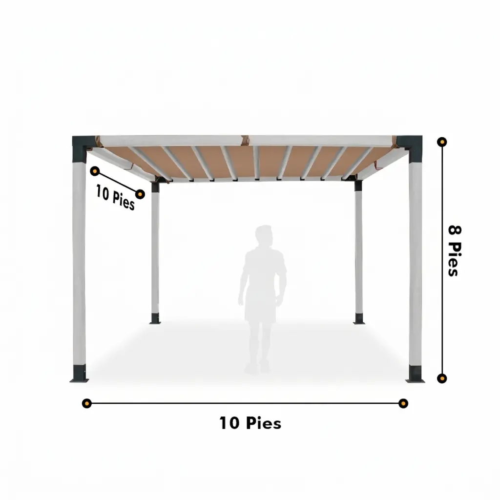 KIT VI 10 X 10 X 8 Roble Blanco