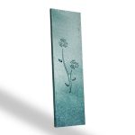Duela estampada Lamitec verde galvanizada de Flores