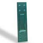 Duela estampada Lamitec Verde galvanizada Rectángulo y Chapetones
