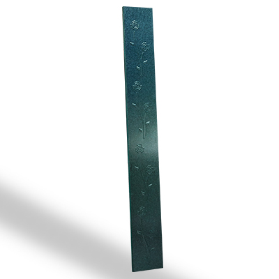 Lamitec verde galvanizado de Flores para portones, paneles, puertas y gabinetes