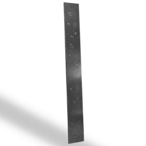 Lamitec Negra de Flores para portones, paneles, puertas y gabinetes
