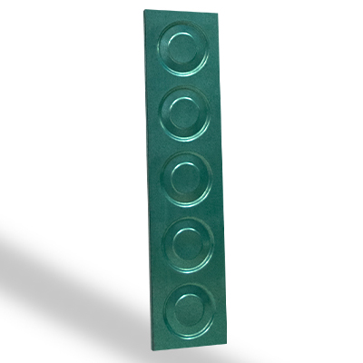 Acabado Lamitec verde galvanizado de Círculos