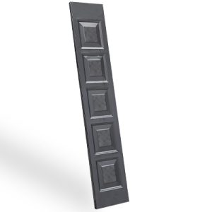 Lamitec Negra Cuadrados para portones, paneles, puertas y gabinetes