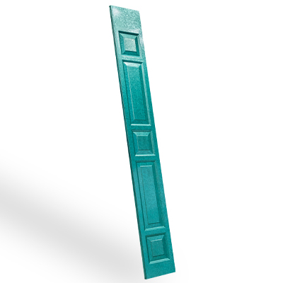 Diseño cuadrados y rectángulos en Lamitec Verde galvanizada Cuadrados y Rectángulos