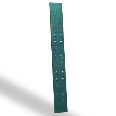 Lamitec verde galvanizado de Flores y Chapetones para portones, paneles, puertas y gabinetes
