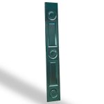 Lamitec verde de Rectángulos y Circulos 3 pzas para portones, paneles, puertas y gabinetes